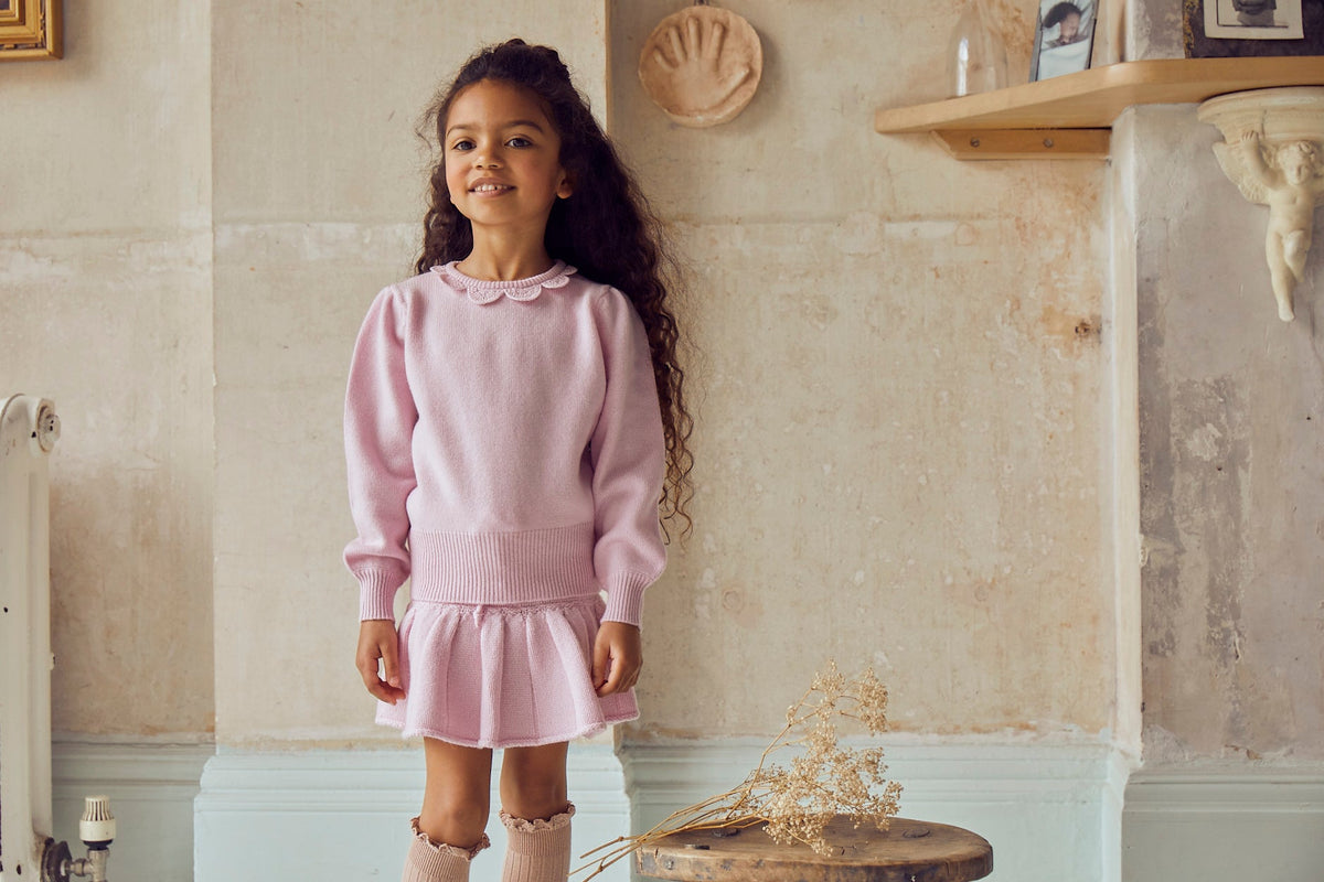 SAMPLE Petal Collar Jumper