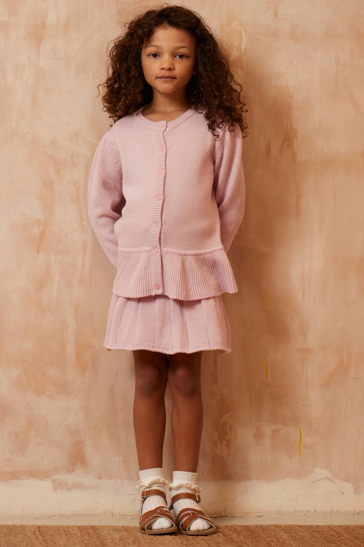 Ruffled Hem Jacket | Lilac