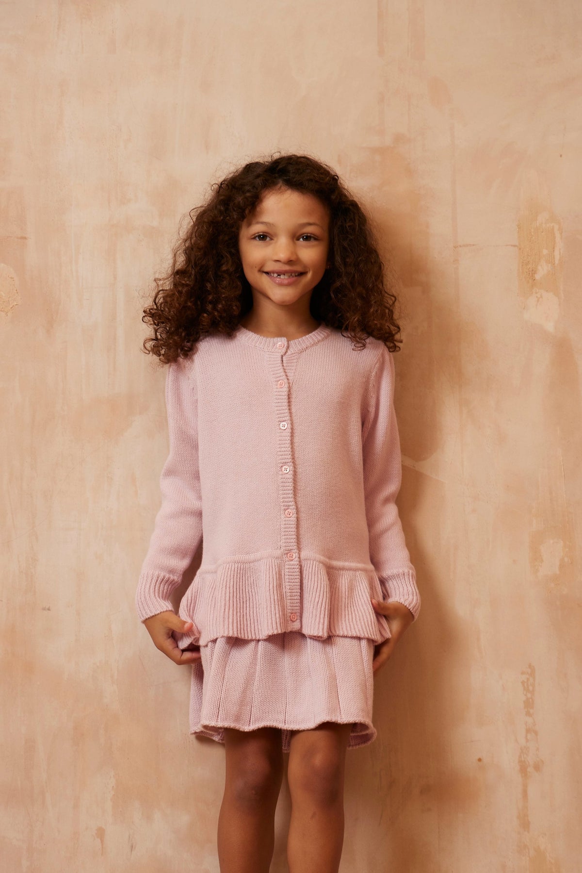 Ruffled Hem Jacket | Lilac