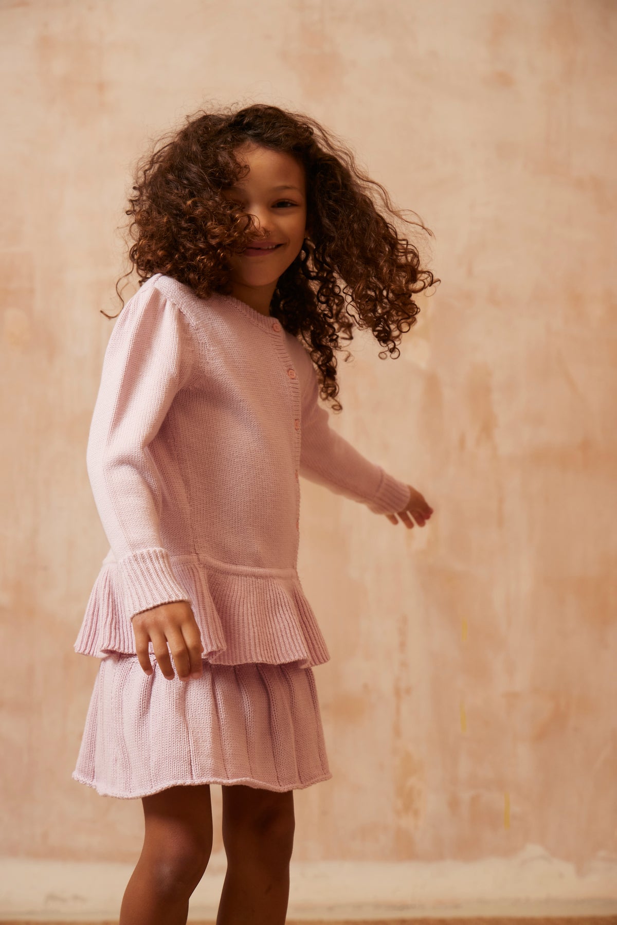 Ruffled Hem Jacket | Lilac