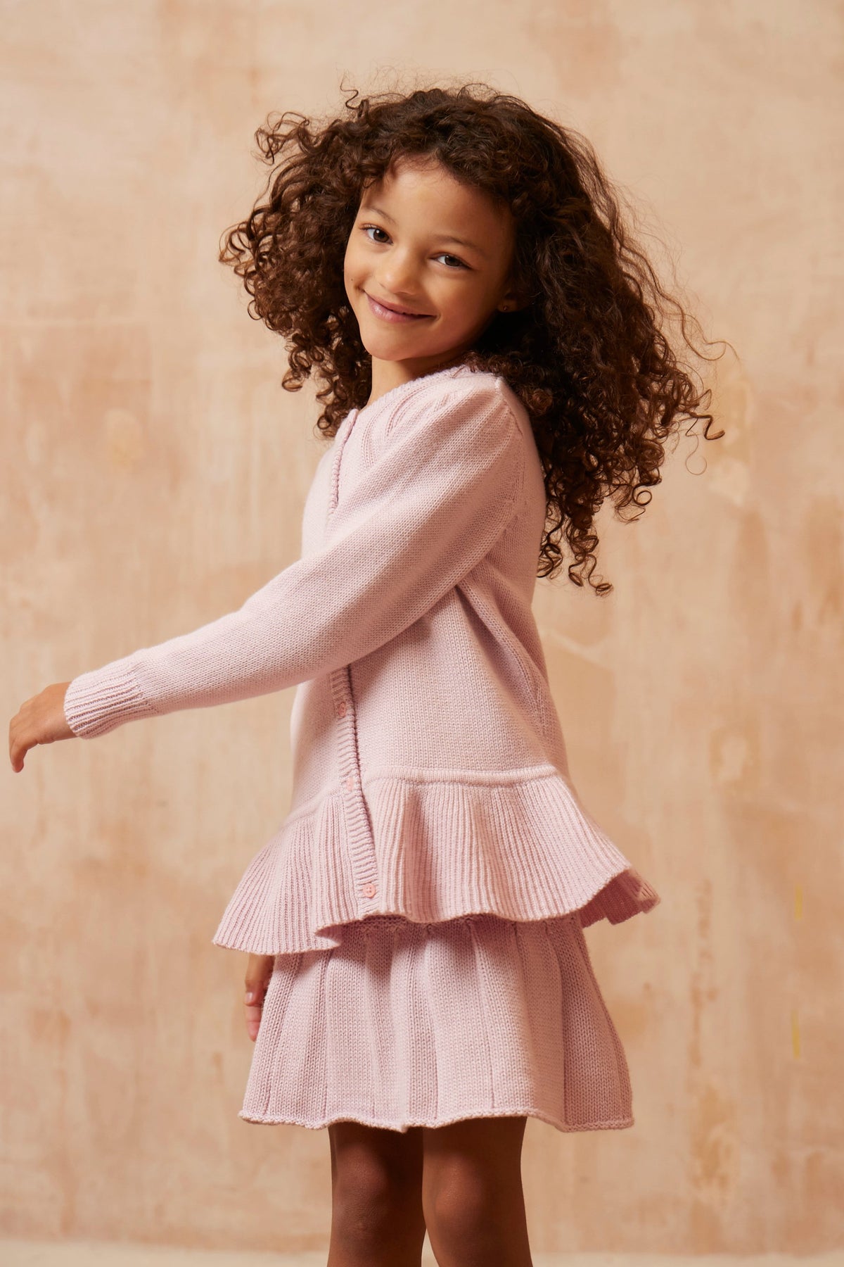 Ruffled Hem Jacket | Lilac