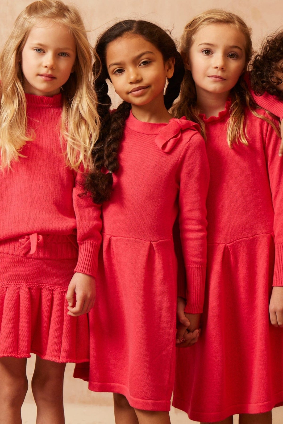 Bow Tie Dress | Raspberry