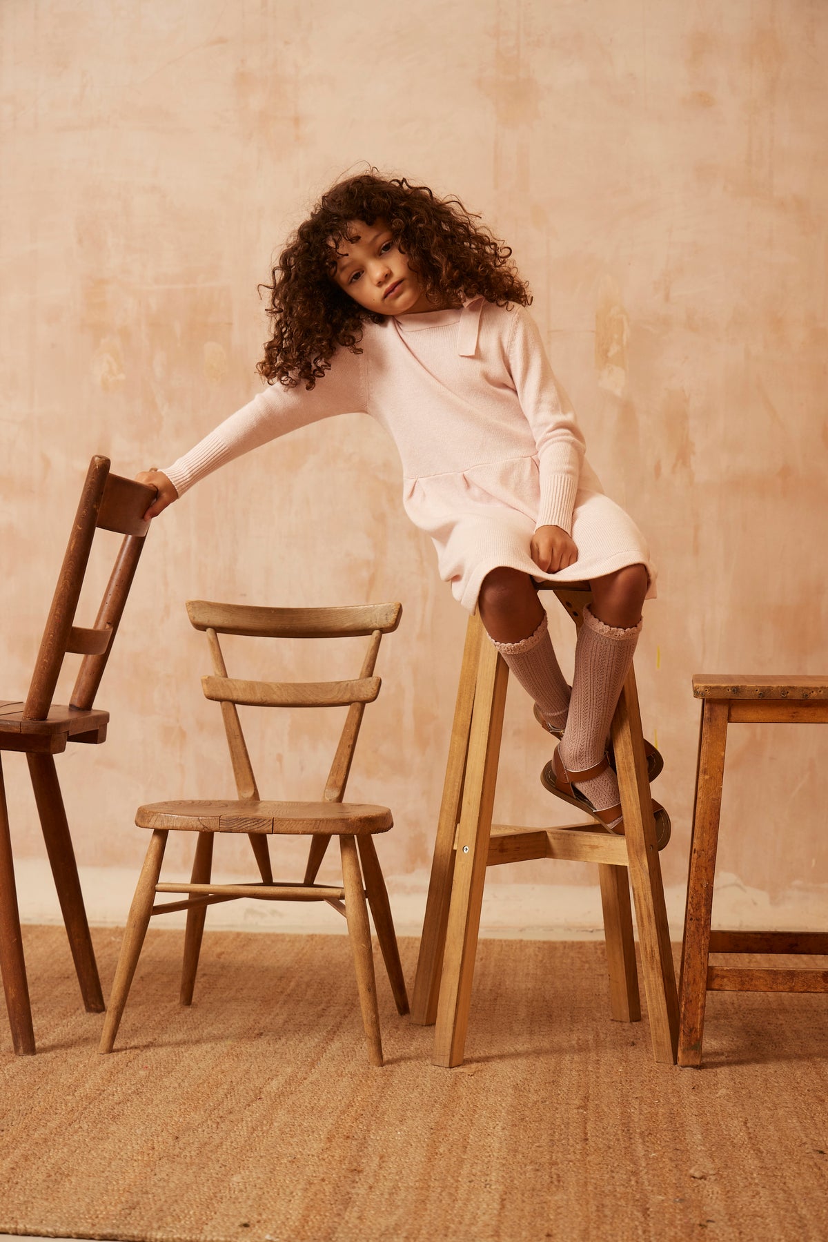 Bow Tie Dress | Blush