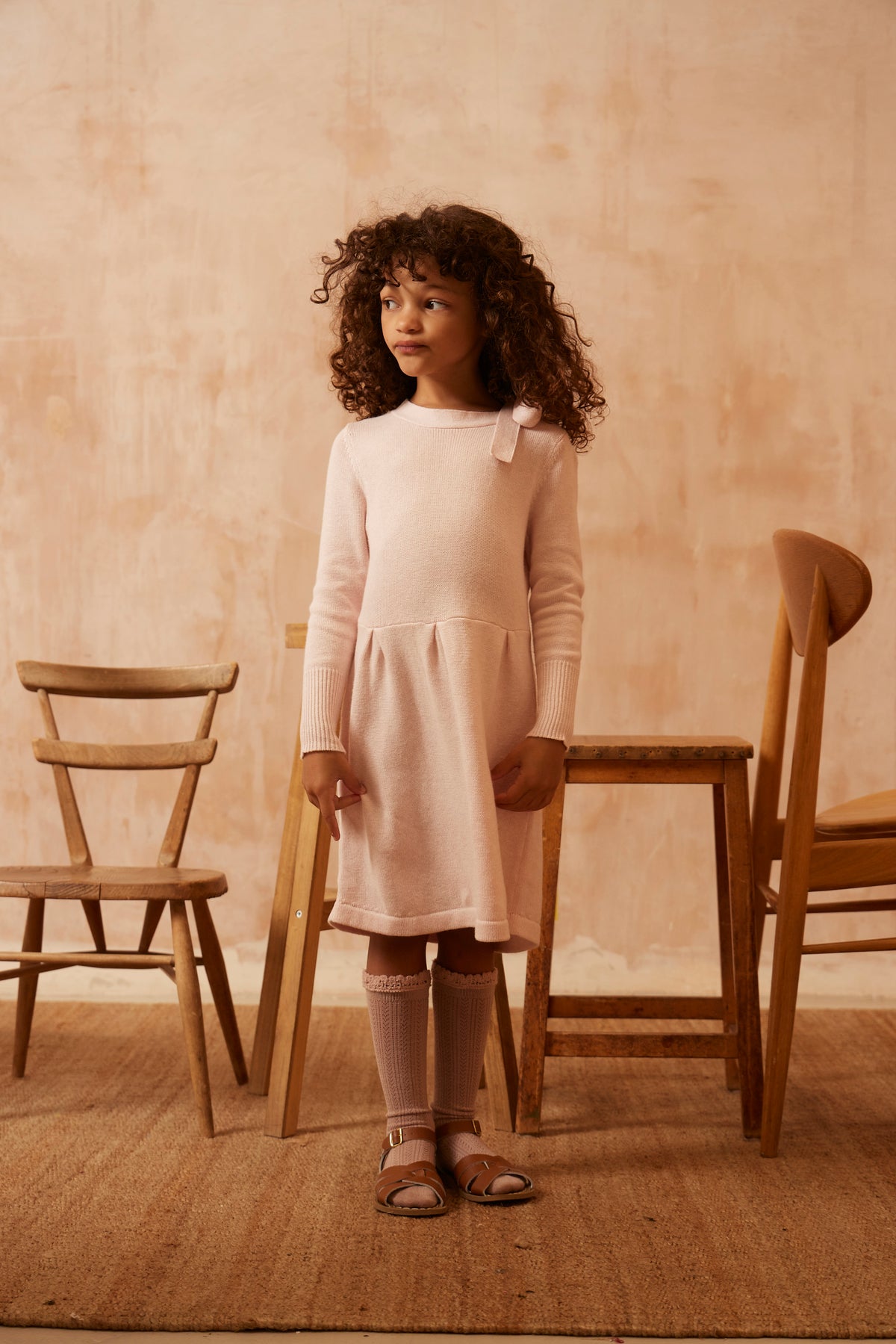 Bow Tie Dress | Blush