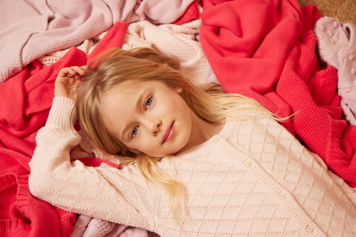 kids organic cotton cardigan