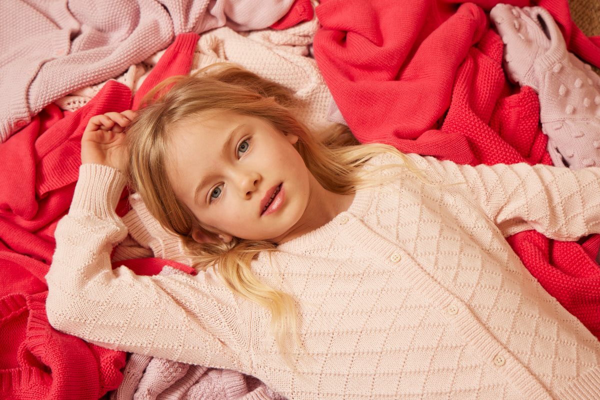 kids organic cotton cardigan