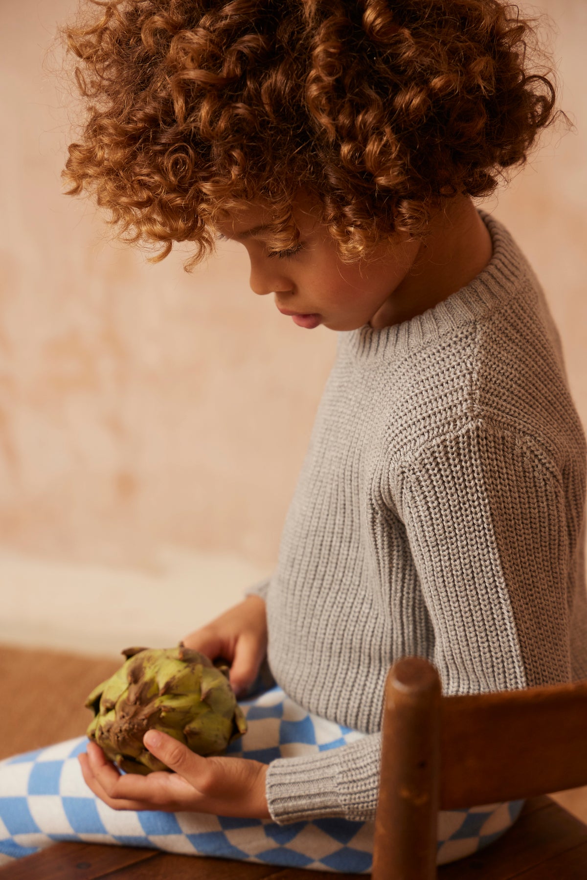 Fischerpullover | Oxford-Grau