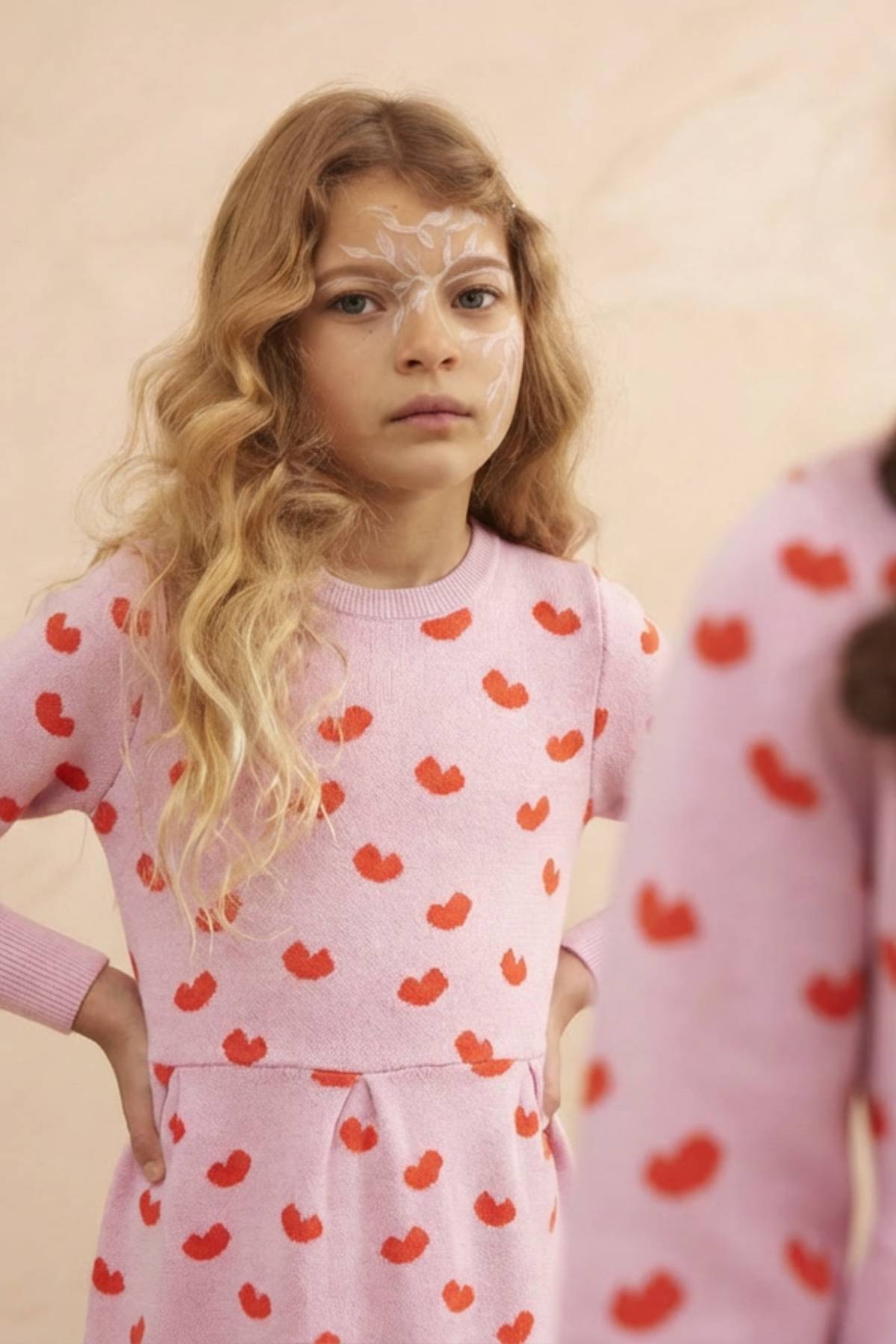 Love Hearts Dress | Bubble Gum