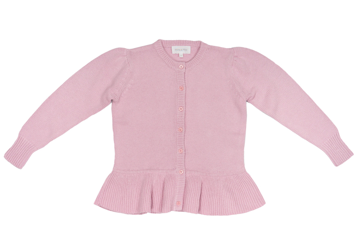 Ruffled Hem Jacket | Lilac