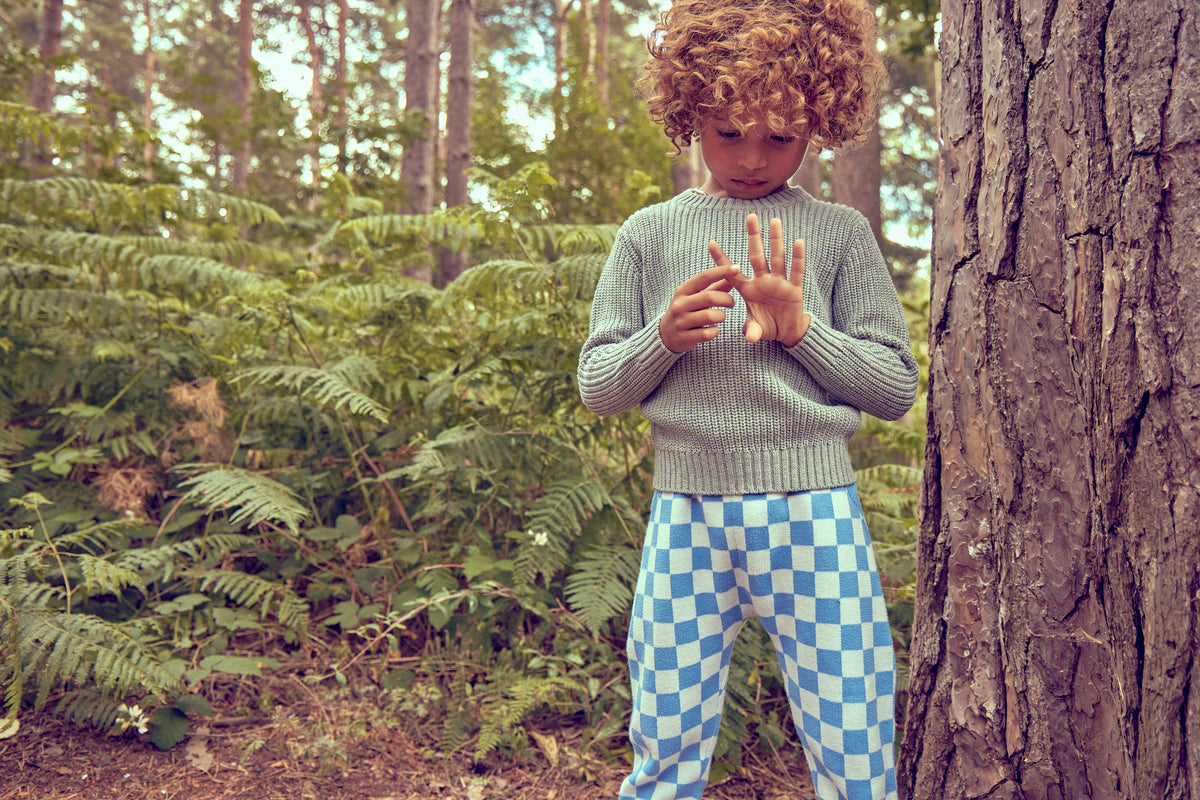 Fischerpullover | Oxford-Grau