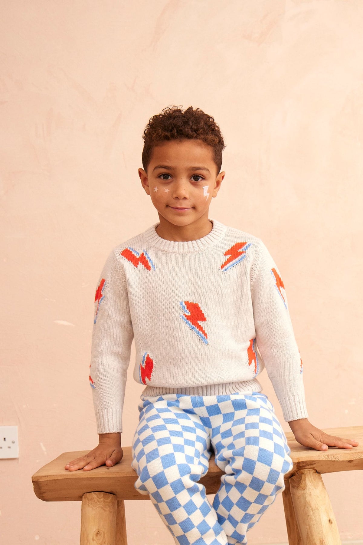 Bolt Storm Jumper | Chalk