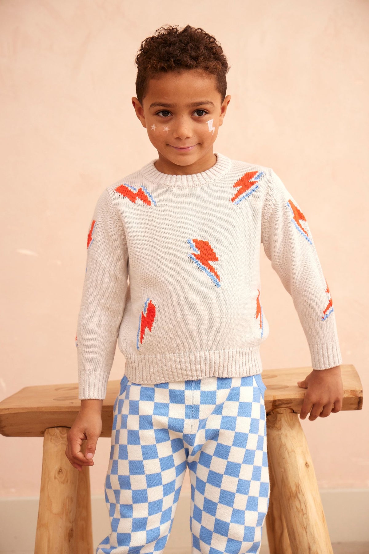 Bolt Storm Jumper | Chalk