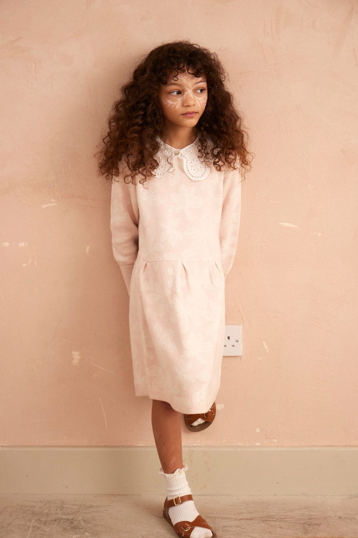 Chestnut Leaves Dress | Blush