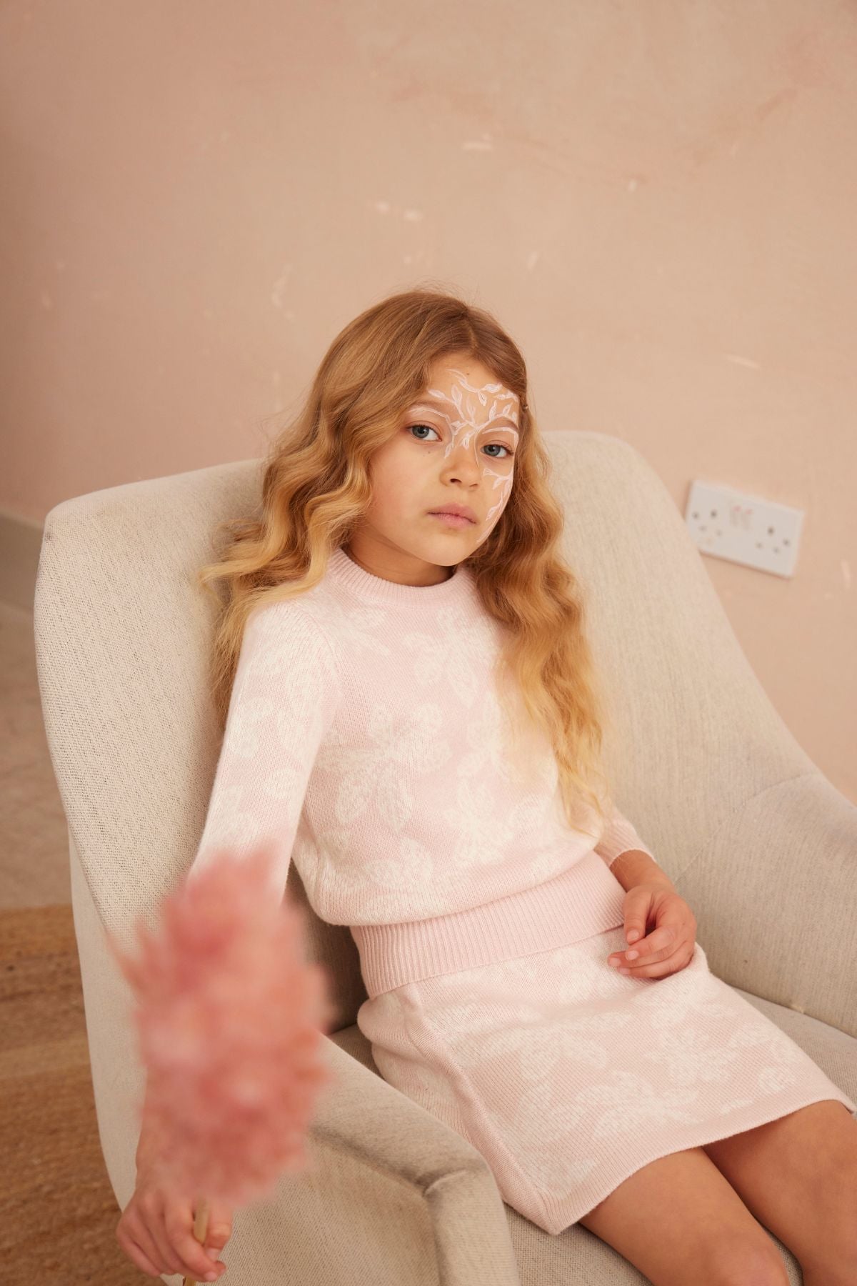 Chestnut Leaves Jumper | Blush