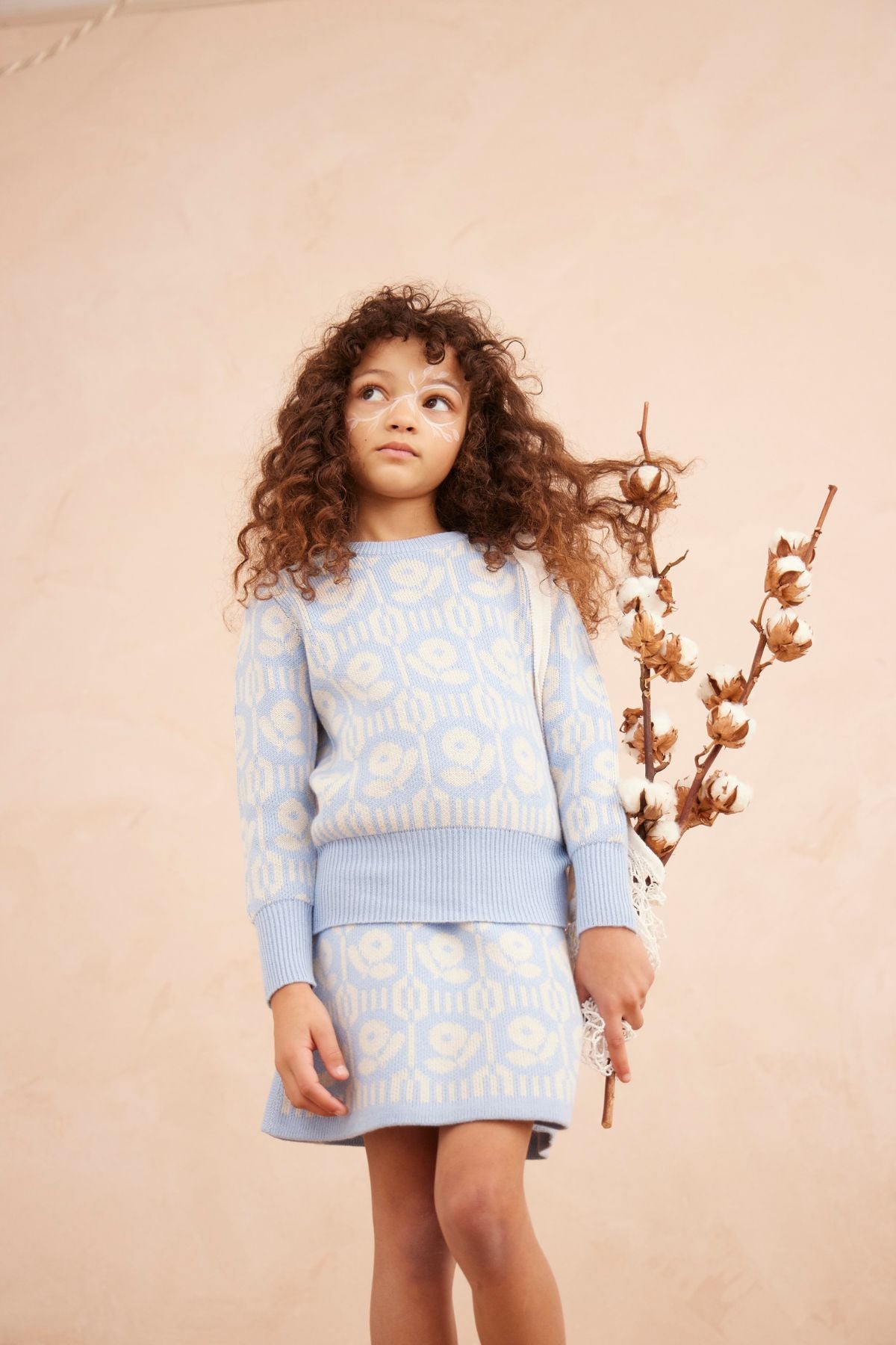 Flower Power Jumper | Sky