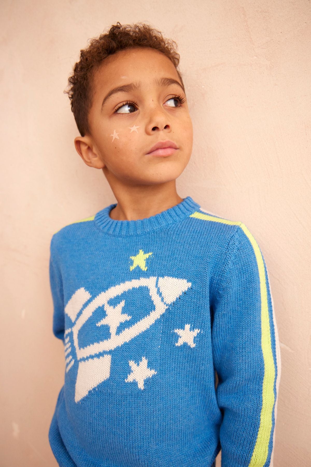 Rocket Ship Jumper | Hussar Blue