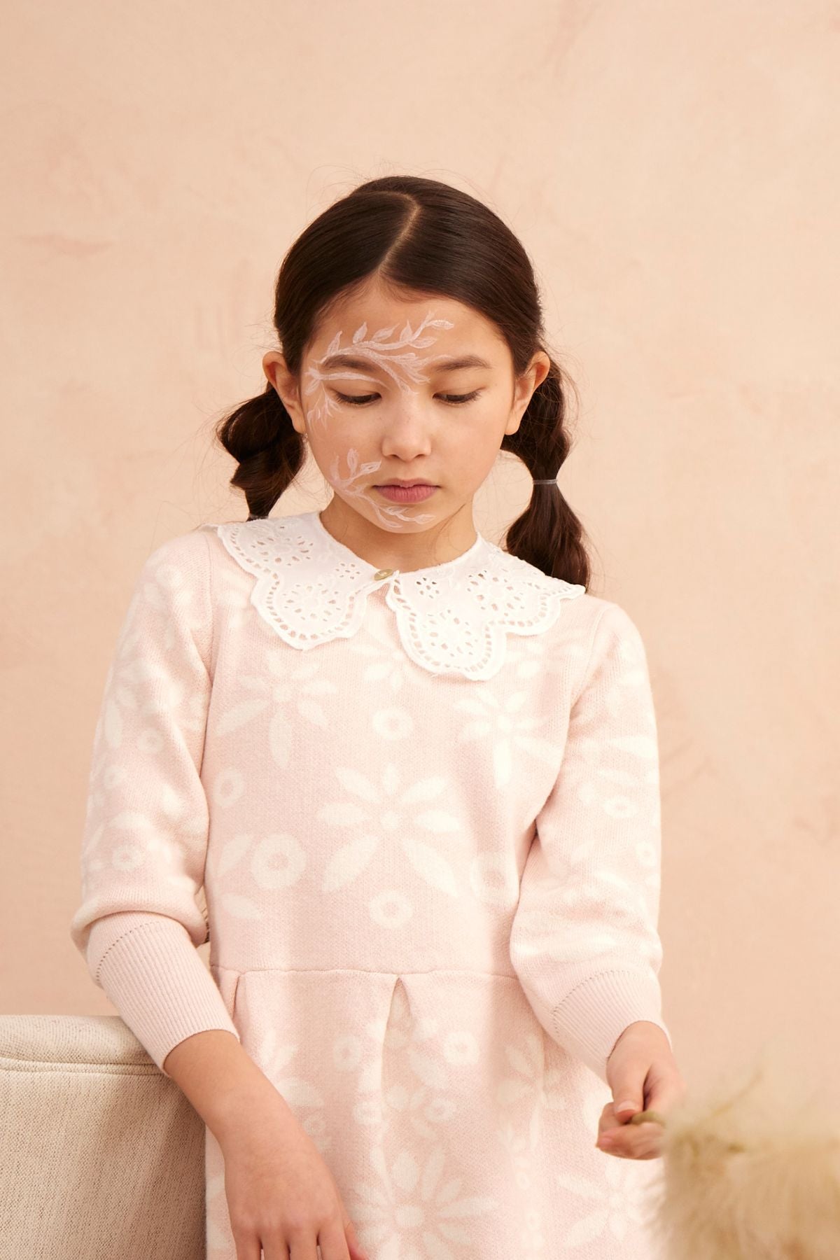 Snowflake Blossom Dress | Blush