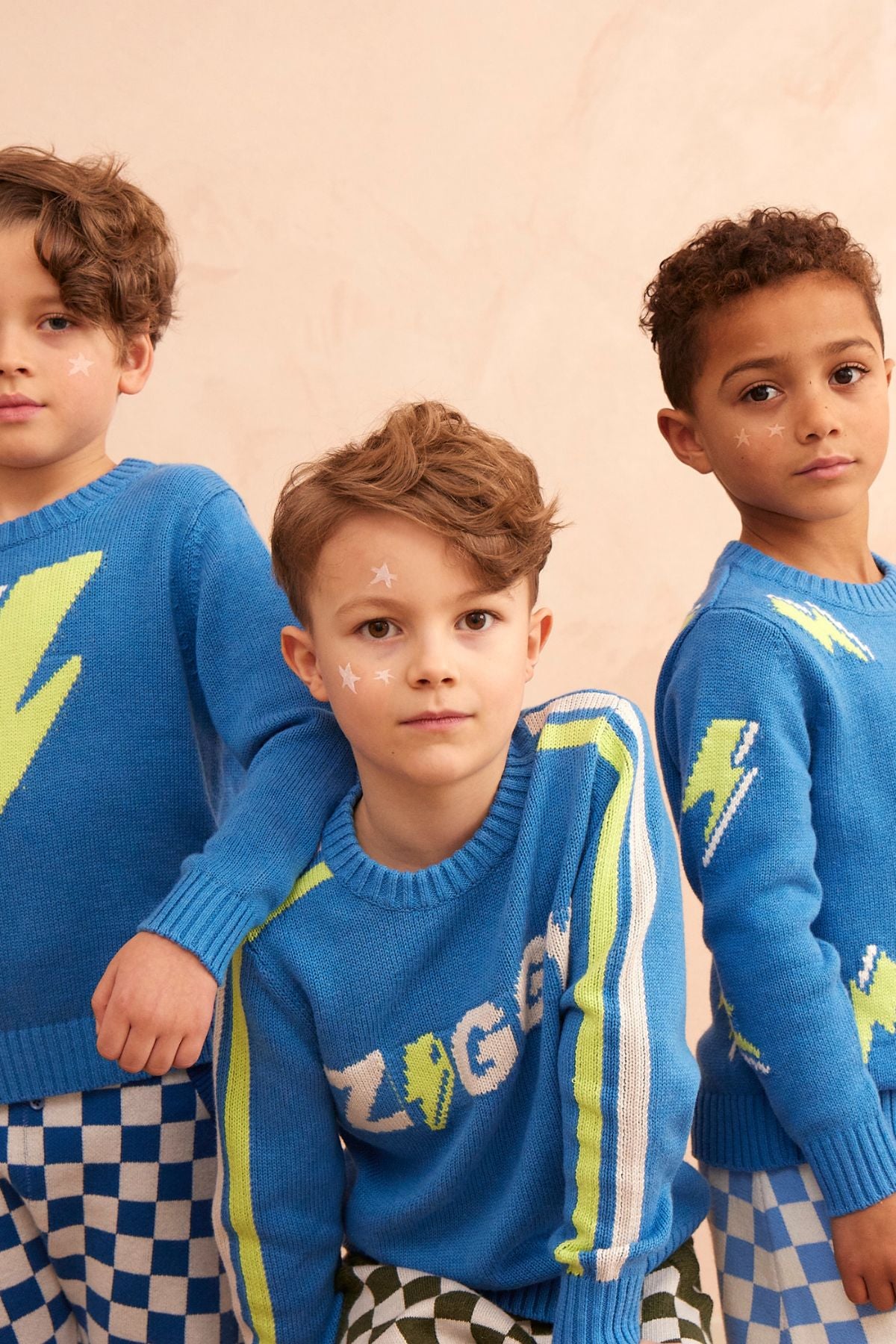 Striped Ziggy Jumper | Hussar Blue