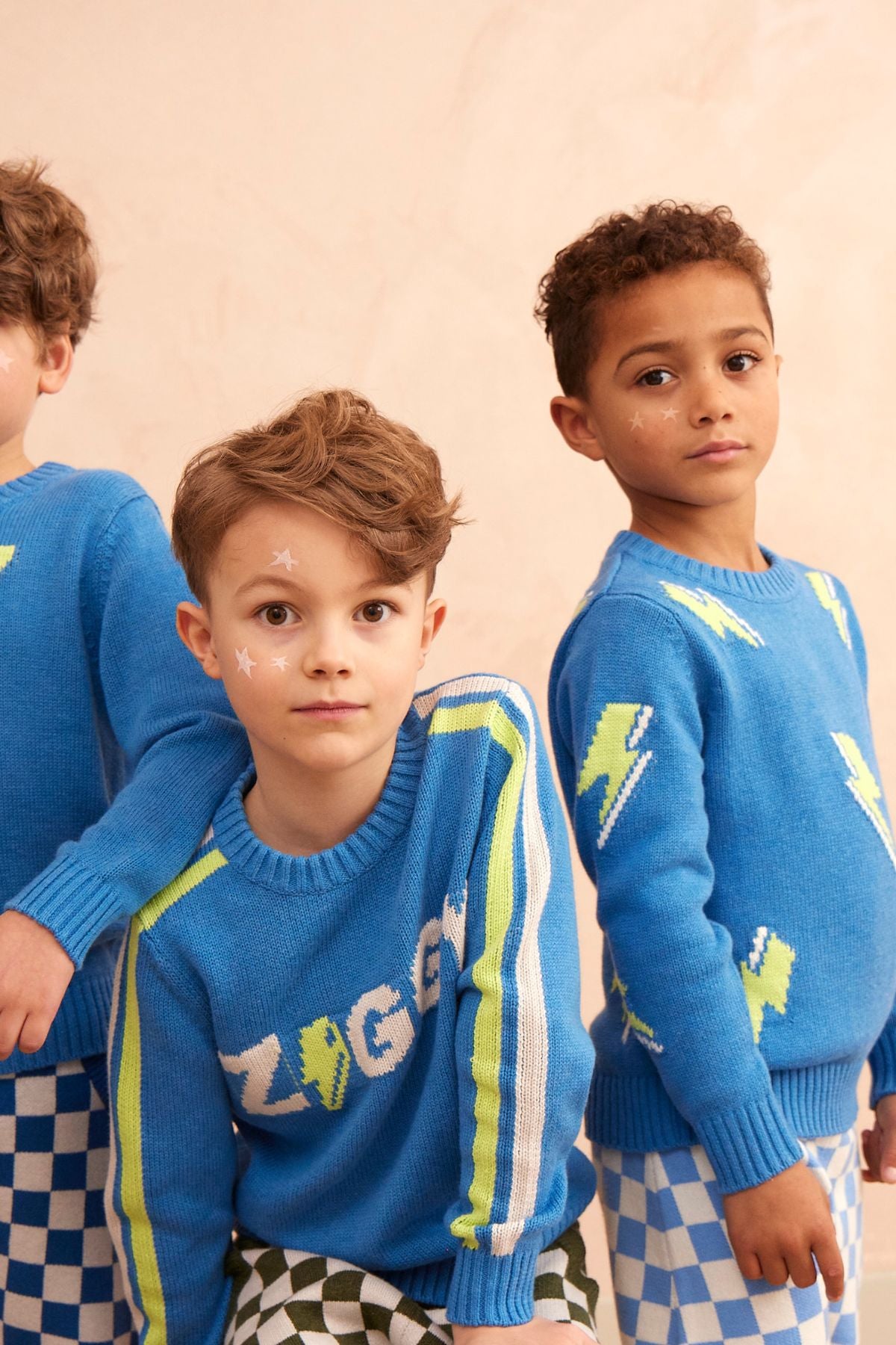 Striped Ziggy Jumper | Hussar Blue