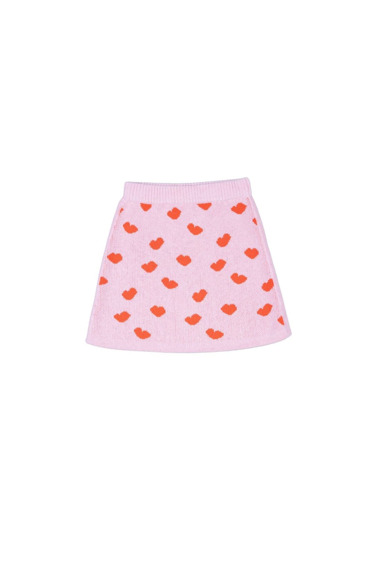 Kisses Pencil Skirt | Bubble Gum