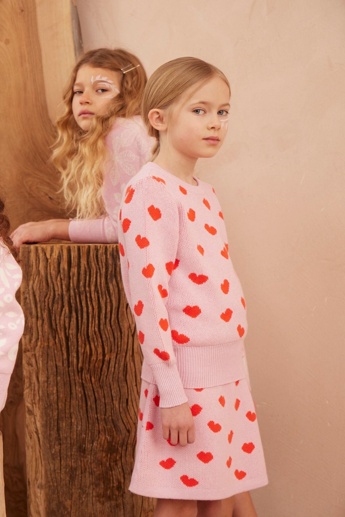 Kisses Pencil Skirt | Bubble Gum