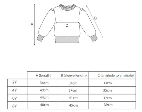 Ruffled Collared Jumper | Blush