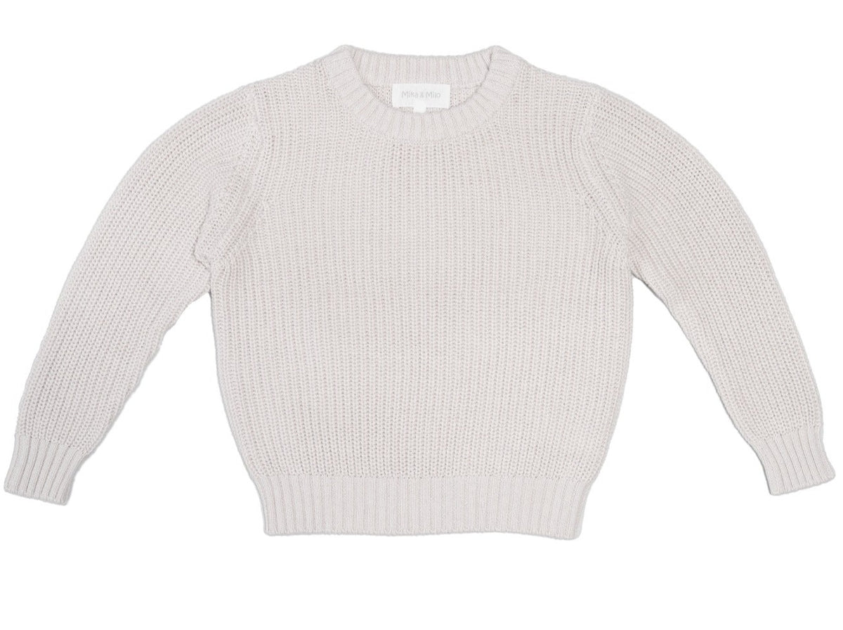 Fisherman Jumper. organic cotton and cashmere