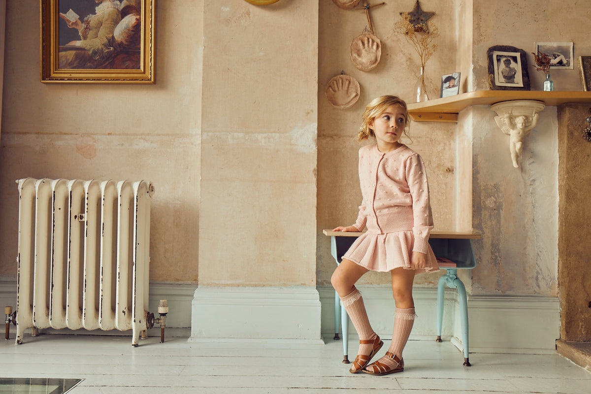 Pleated Tennis Skirt | cashmere/merino