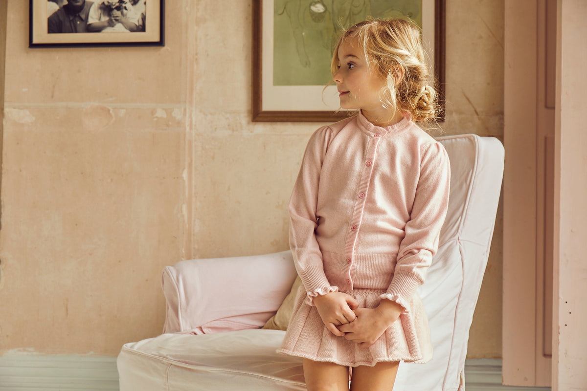 Pleated Tennis Skirt | cashmere/merino