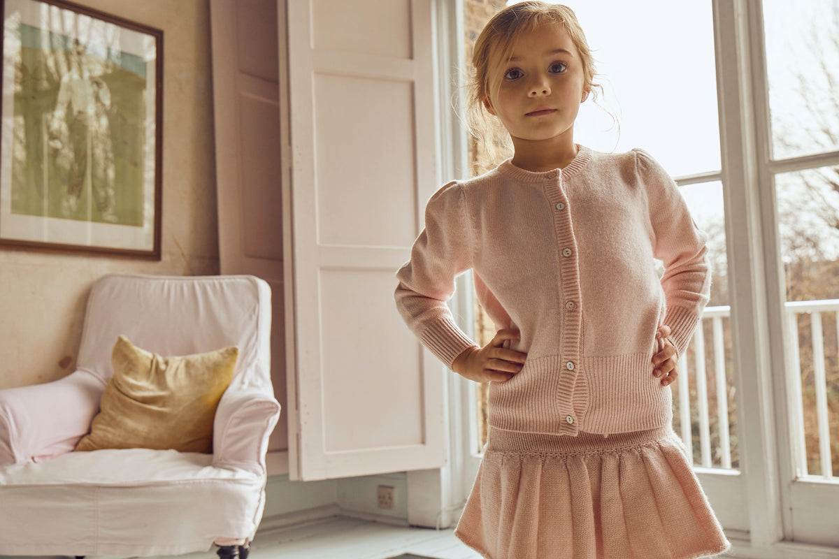 Pleated Tennis Skirt | cashmere/merino