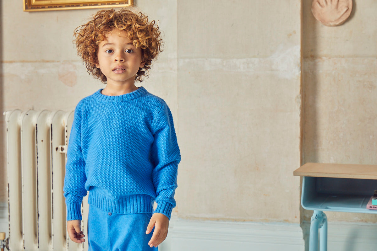 Pull point mousse | cachemire/mérinos