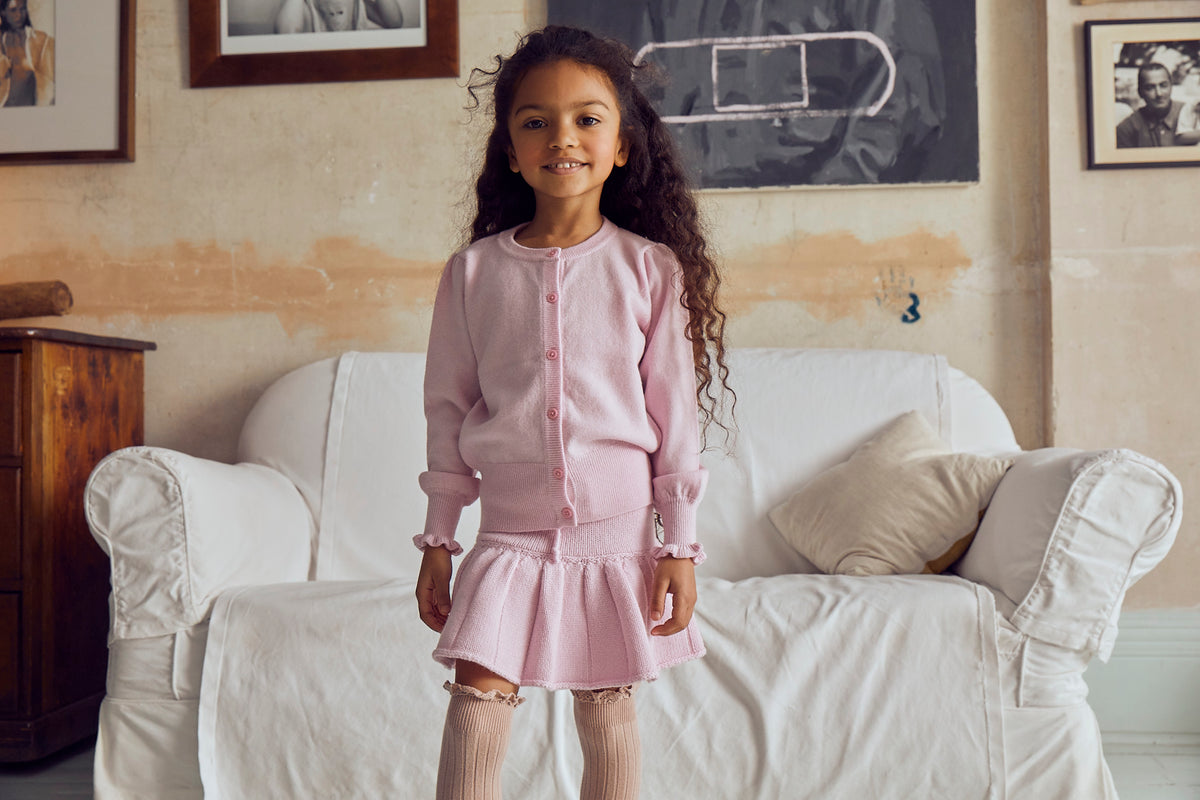 Pleated Tennis Skirt | cashmere/merino