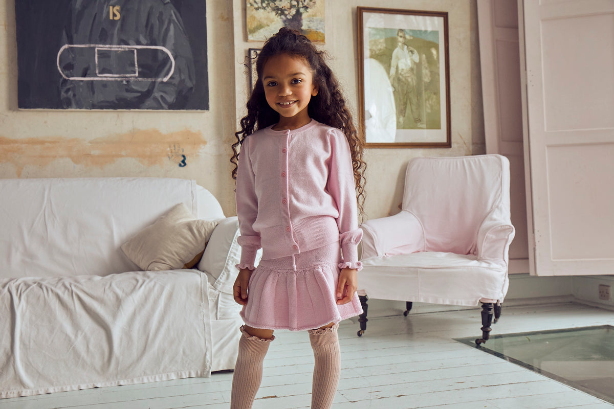 Pleated Tennis Skirt | cashmere/merino