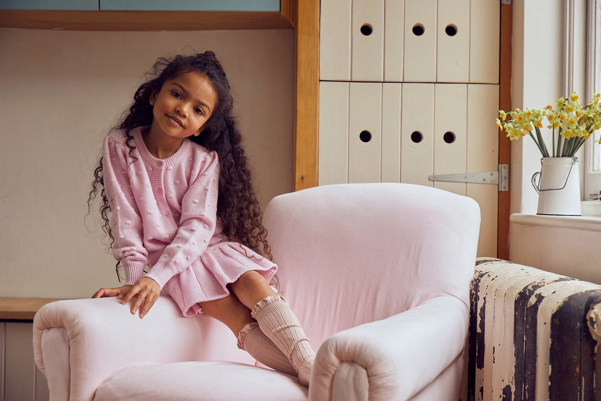 Popcorn Cardigan | cashmere/merino