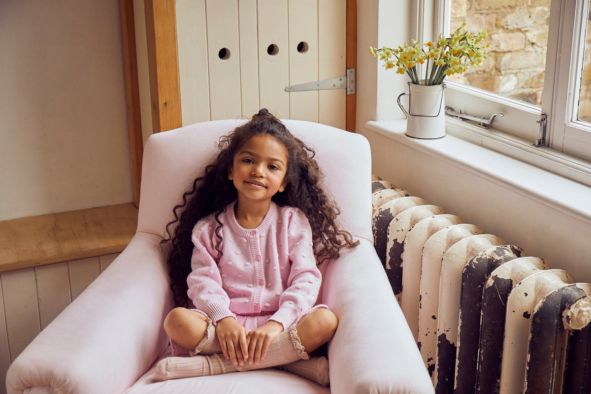 Popcorn Cardigan | cashmere/merino