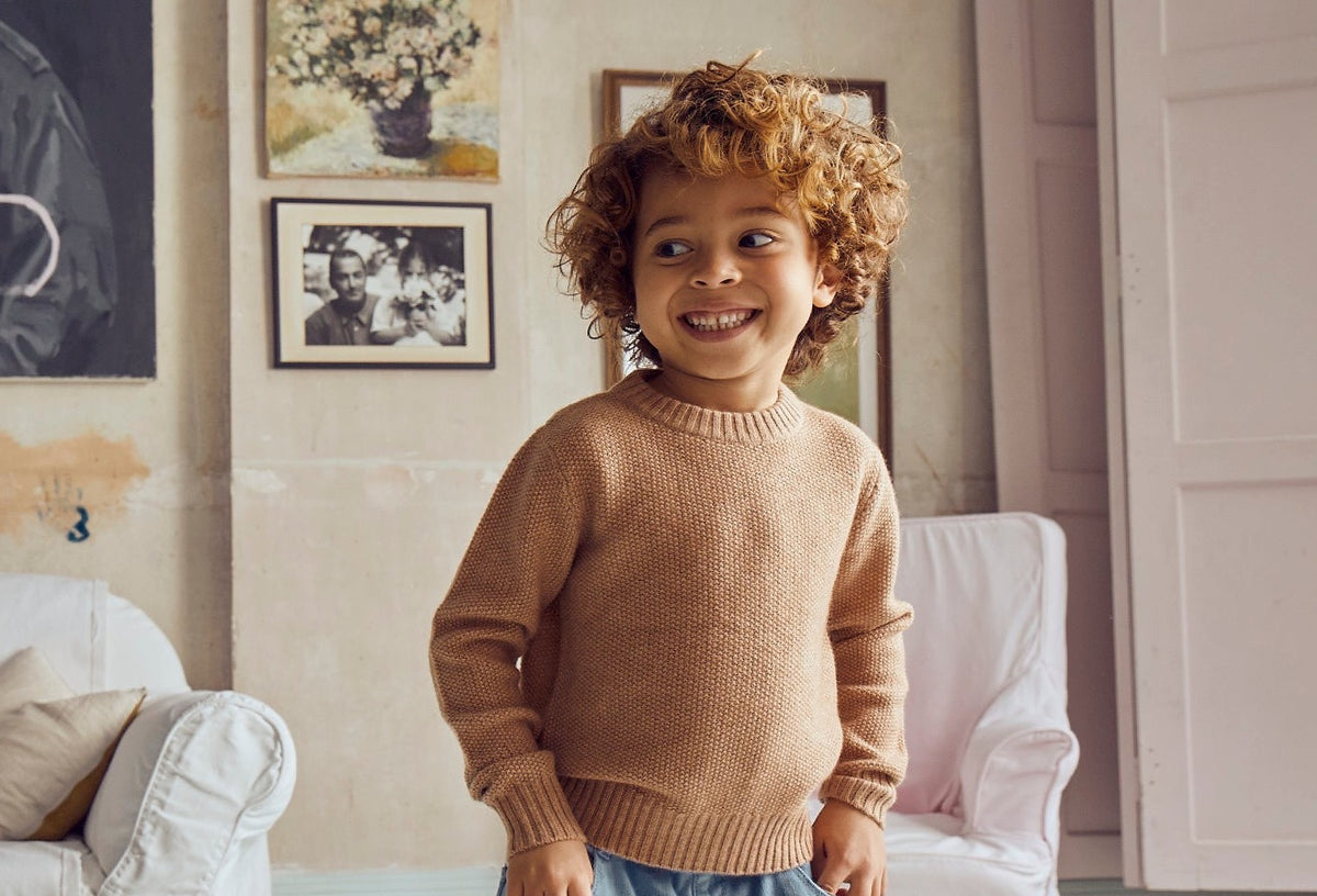 Pull point mousse | cachemire/mérinos