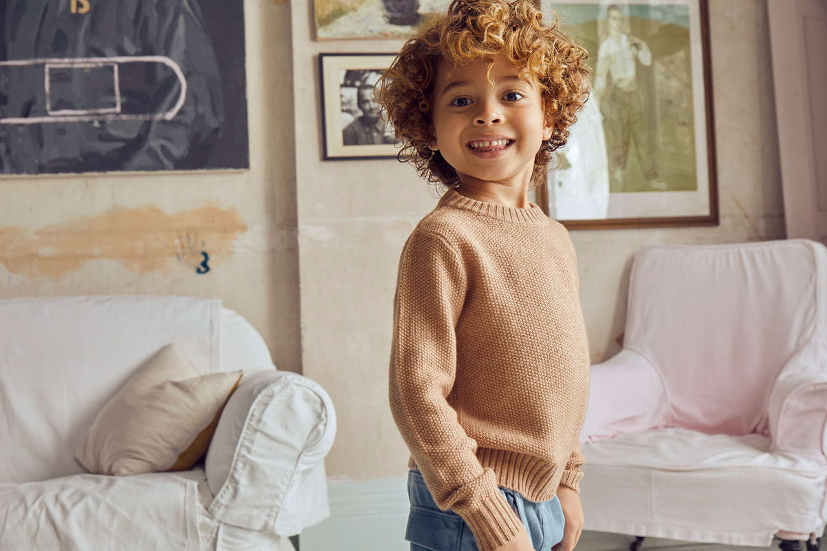 Pull point mousse | cachemire/mérinos