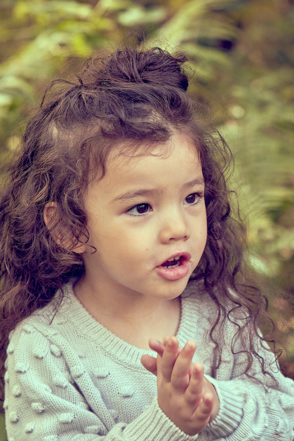 Cardigan pop-corn pour bébé | Craie 