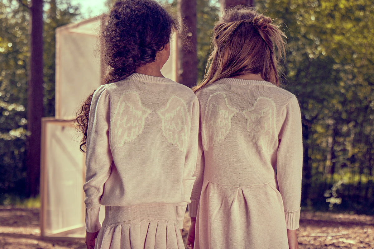 Angel Wing Jumper. organic cotton &amp; cashmere