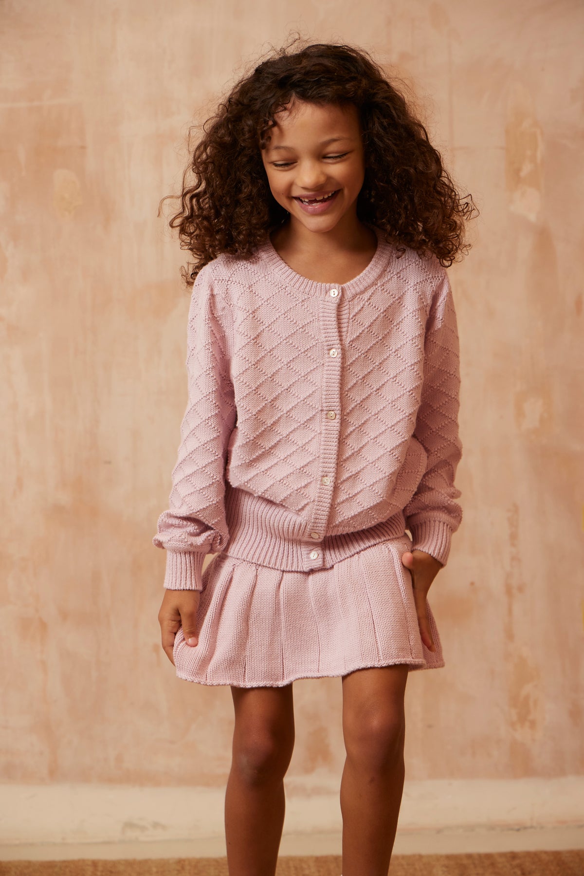 kids organic cotton cardigan