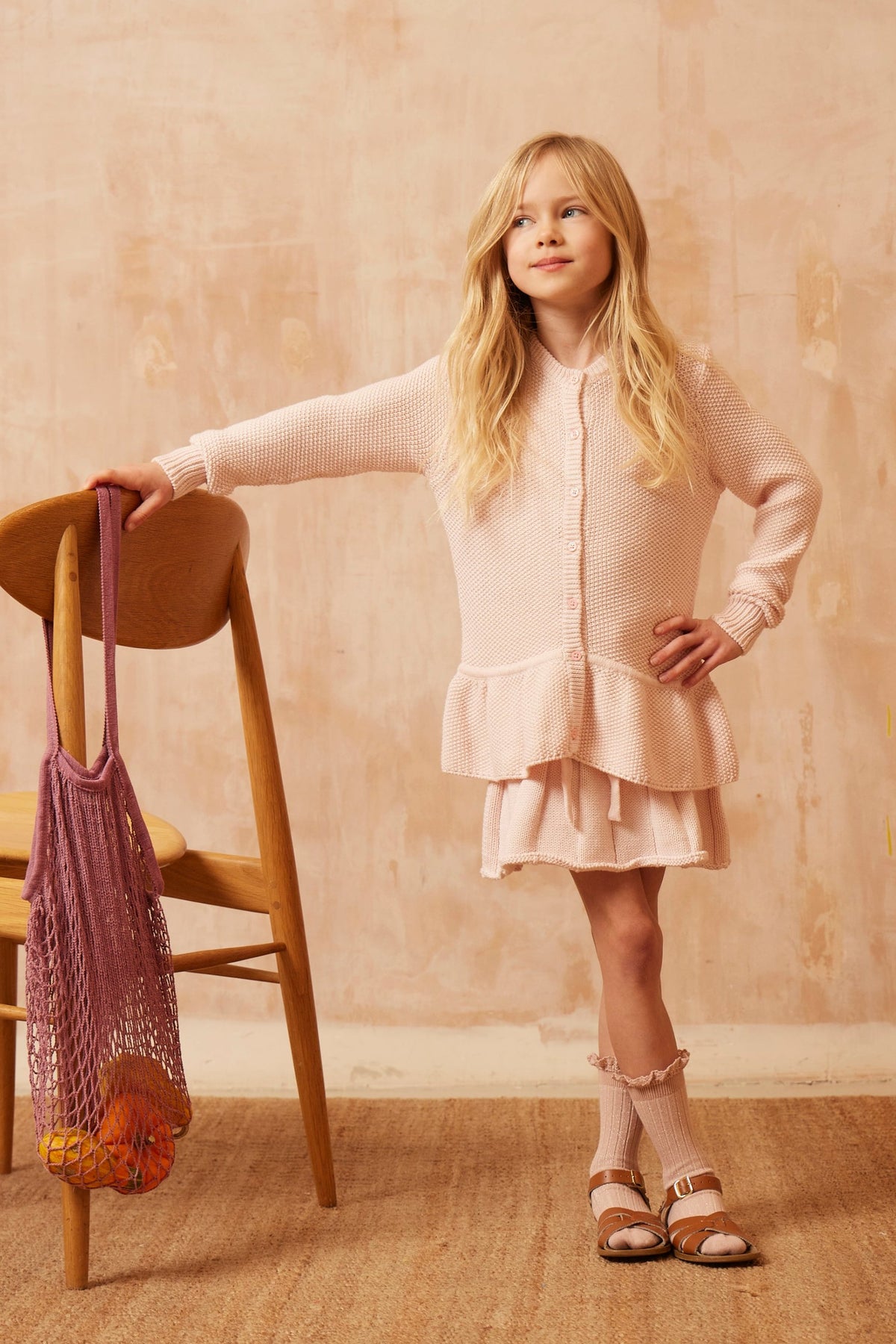 kids organic cotton cardigan