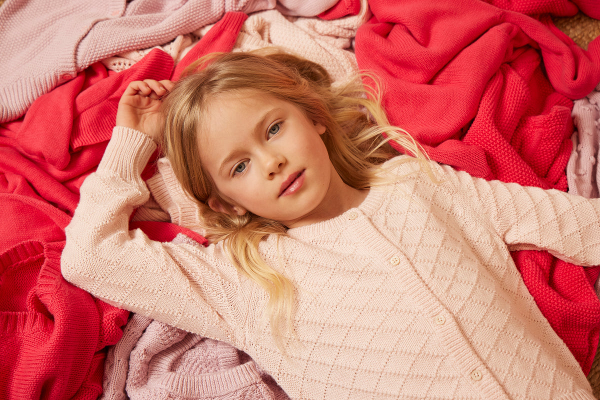 kids organic cotton cardigan