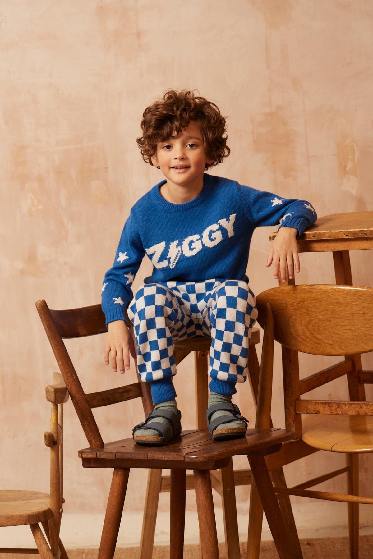 Cute boys organic cotton ZIGGY sweater