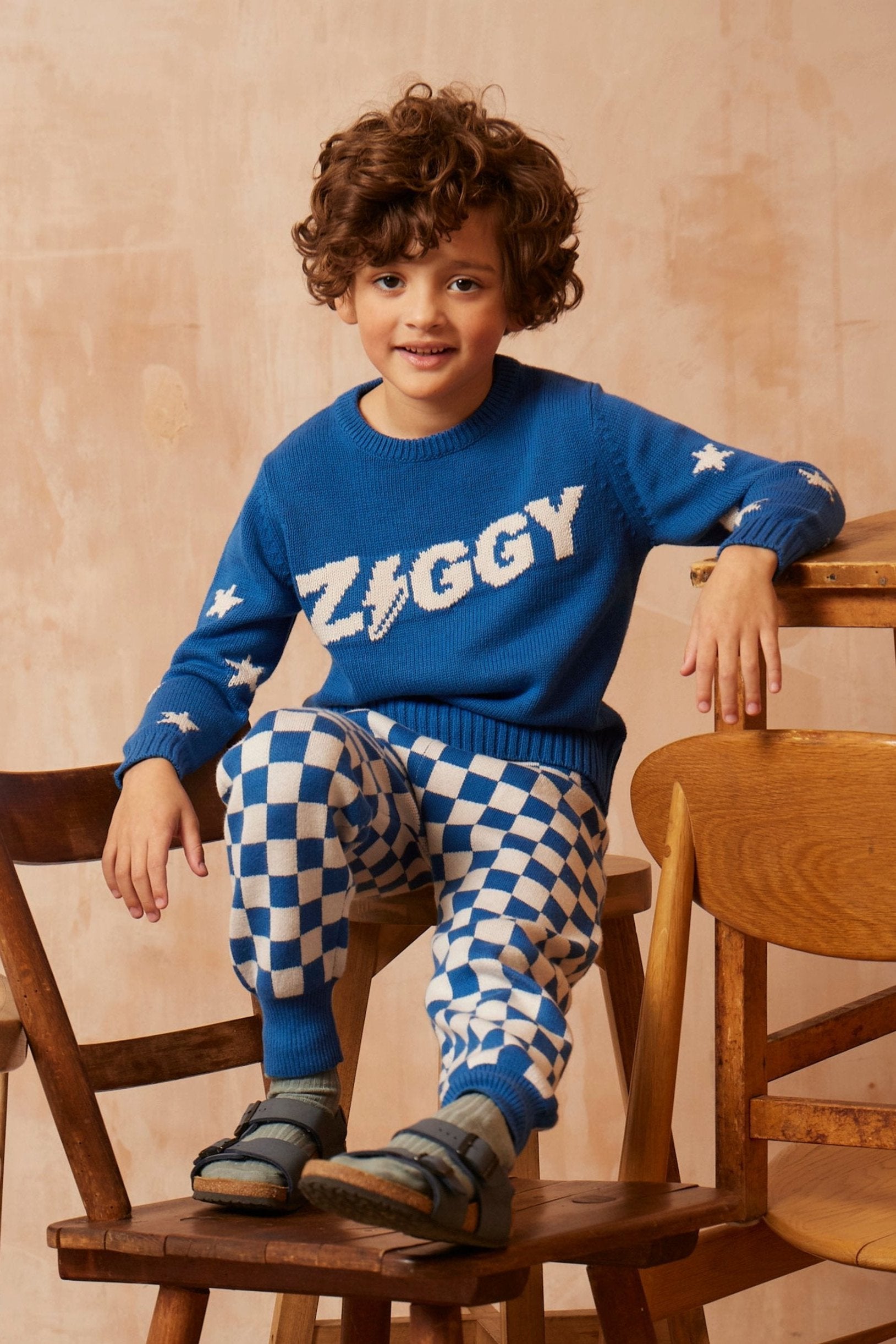 Cute boys organic cotton ZIGGY sweater