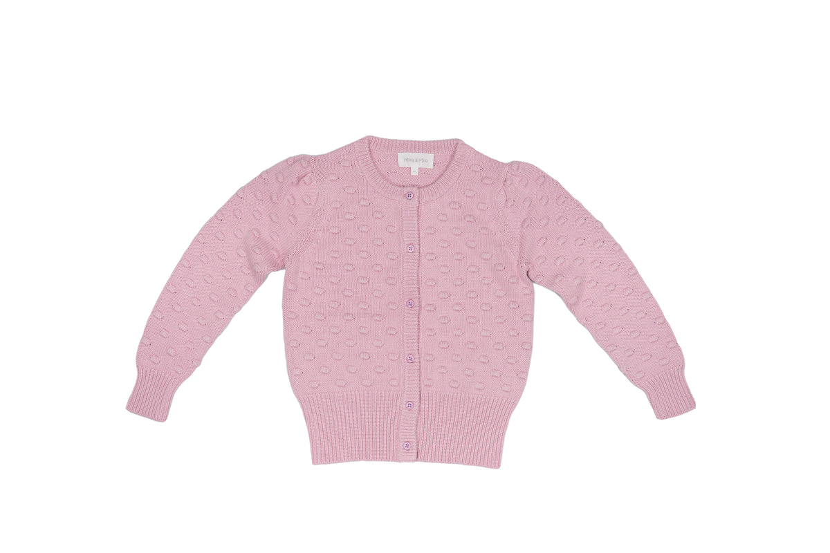 kids organic cotton cardigan