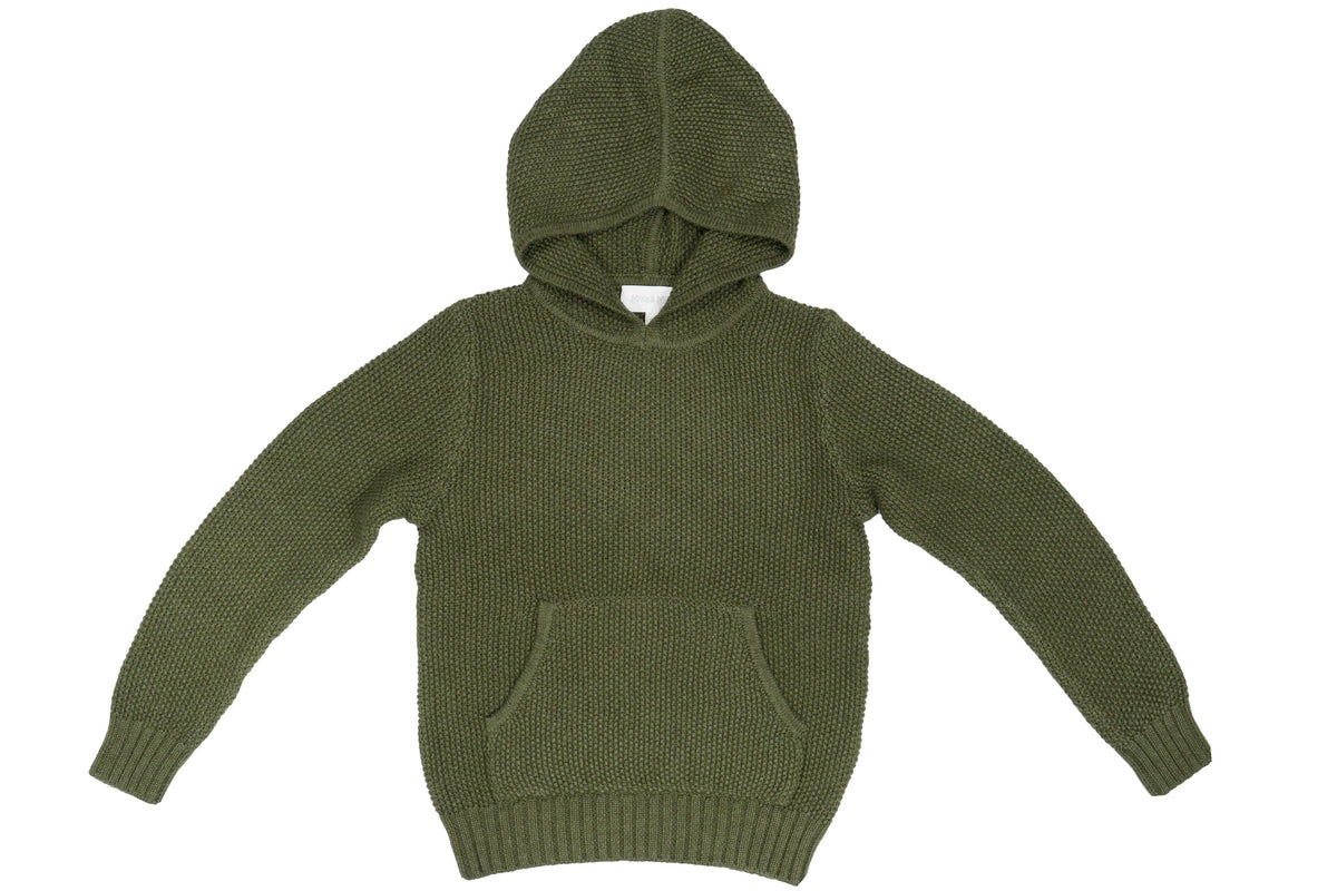 Moss Stitch Hoodie | Avocado