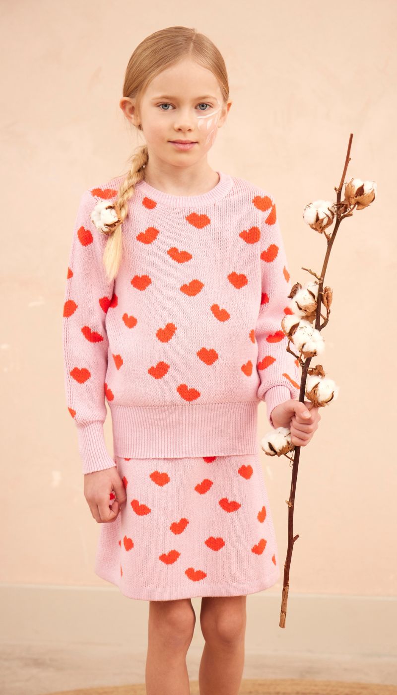 Kisses Jumper | Bubble Gum