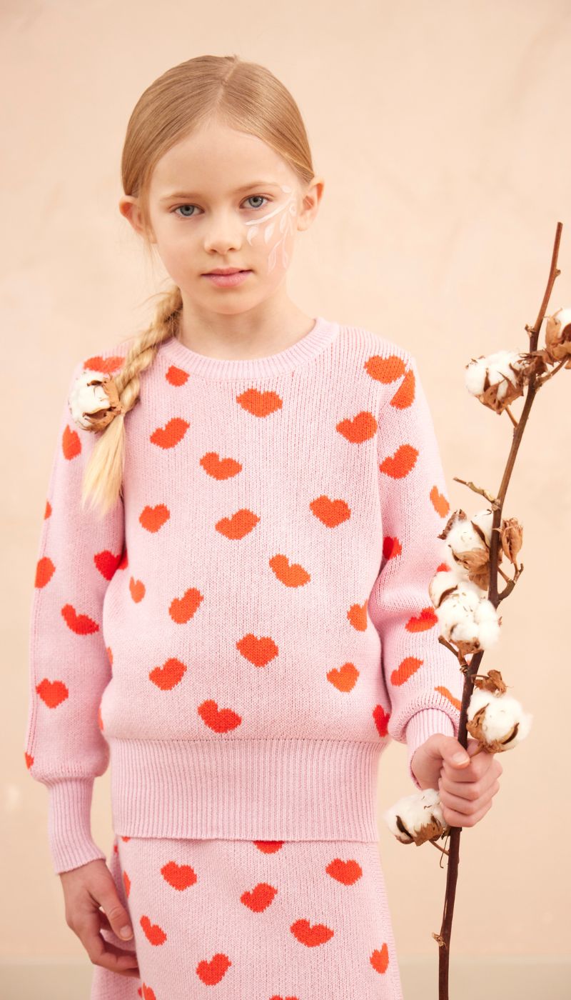 Kisses Jumper | Bubble Gum