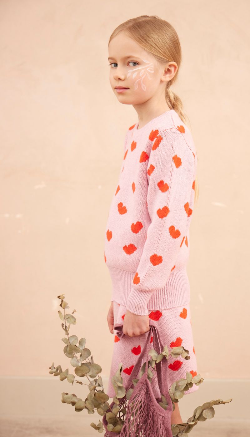Kisses Jumper | Bubble Gum