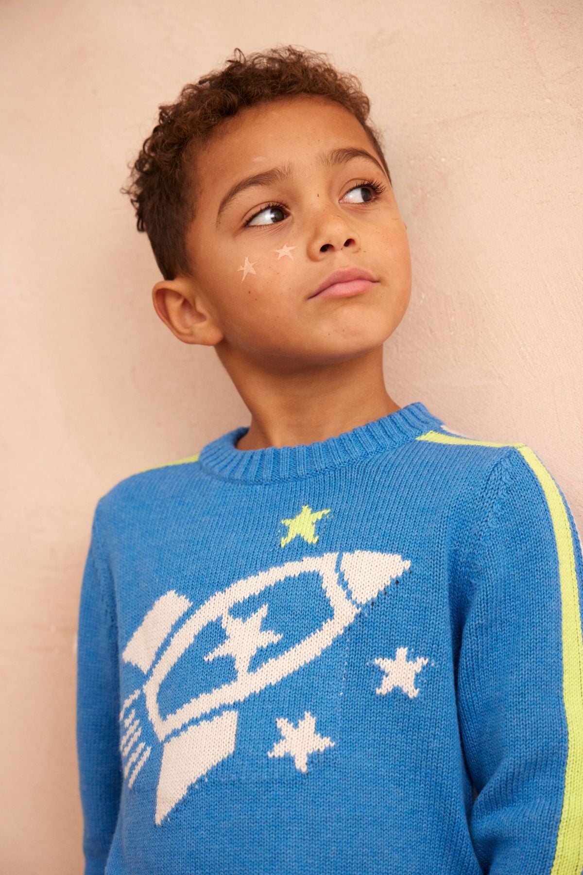 Rocket Ship Jumper | Hussar Blue